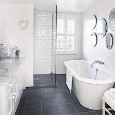 Browse our huge selection of affordable flooring and tile products and save money on your home renovation project. 39 Dark Grey Bathroom Floor Tiles Ideas And Pictures 2021