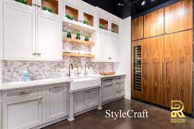 Check out our kitchen sinks. Stylecraft Cabinets For Kohler Signature Store Dallas Texas Renowned Renovation