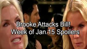We're all holding our breath after the latest episode of the bold and the beautiful! The Bold And The Beautiful Spoilers Week Of January 15 Brooke Disgusted By Bill Gives Steffy A Pass But Explodes At Her Ex Via Celebdirtylaundry Celebrities Temple