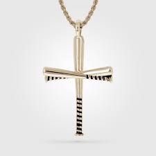 Shop the original baseball bat cross and other baseball jewelry for christian athletes and fans. Black Enameled Gripped Baseball Bat Cross Necklace All In Faith