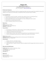 derivatives analyst resume