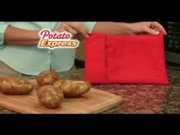 Sprinkle the potatoes with ½ teaspoon salt and ¼ teaspoon black pepper, stir or toss with your hands. Potato Express Commercial Potato Express As Seen On Tv Microwave Potato Sack As Seen On Tv Blog Youtube