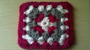 كروشيه مربع الجراني متعدد الالوان Crochet Stitches Pictures Crochet Crochet Blanket