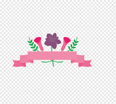 Floral decoration for wedding n card watercolor flowers illustration of red and peach roses leaves branches composition. Romantic Floral Sign Purple Ribbon Painted Png Pngwing