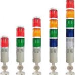 YJINGRUI LED Industrial Signal Tower Light 5 Colors Flash LED Light with  Buzzer Alarm Warning Lamp for CNC Machines (DC12V)