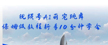 视频号AI萌宠跳舞保姆级教程，新手10分钟学会，轻松上手_苏米学社