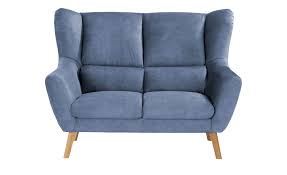 Jetzt beim einkauf in deiner nähe sparen! Finya Sofa Berlin Blau 2 Sitzer Mobel Hoffner