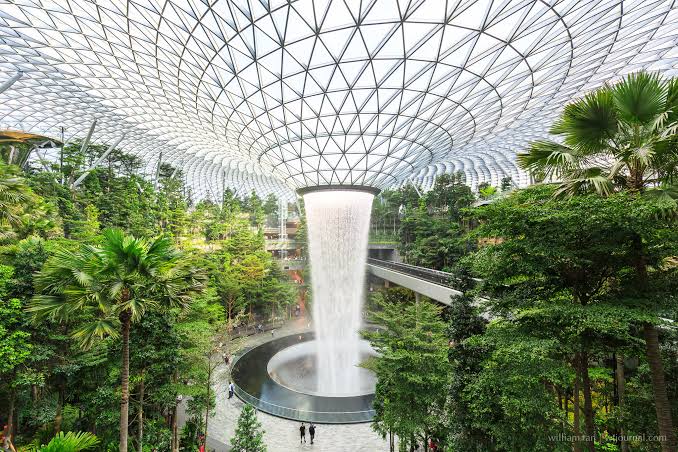 Jewel Changi Rain Vortex