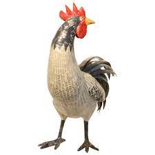 What is a zip, you ask? Papier Mache Rooster Le Monde For Sale At 1stdibs