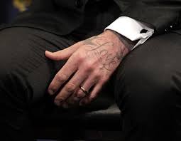 David beckham is a retired professional football (for those in the united states, that would be soccer) player, businessman, actor, spokesperson, and model. David Beckham S First Hand Tattoo David Beckham Tattoos Hand Tattoos S Tattoo