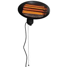 Wall fixed style garden patio heaters with light settings. Outsunny Infrared Patio Heater 220v 240v Aosom Uk