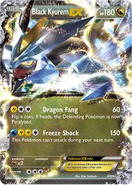 Black And White Kyurem Card Black Kyurem Ex Pokemon Cards Cool Pokemon Cards Pokemon