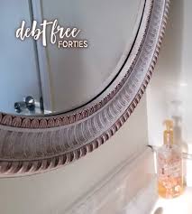 Want to change the reflection of a room? How To Paint A Mirror Frame Easy Diy On A Budget Debt Free Forties