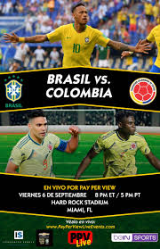 Bra vs col aqui vamos a dar megusta el brasil vs colombia si desean publicar o recibir. Vod Replay For Brazil Vs Colombia Sept 6th Game Live Cleeng