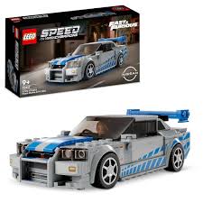 LEGO Speed Champions 2 Fast 2 Furious Nissan Skyline GT-R (R34) 76917  Building Toy Set; Race Car Model for Ages 9+ : Amazon.in: Toys & Games