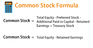 Common Stock Formula Calculator Examples With Excel Template