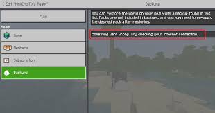 This is a discord server for my streamer only minecraft bedrock edition realm. Realm Backup Error Minecraft Bedrock Support Support Minecraft Forum Minecraft Forum