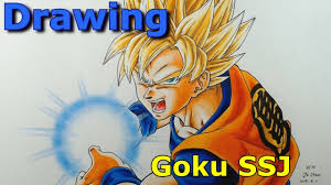 This figure features goku in his super saiyan 3 form from the popular anime series, dragon ball gt! Drawing Goku Super Saiyan Ssj Kamehameha Dragon Ball Youtube
