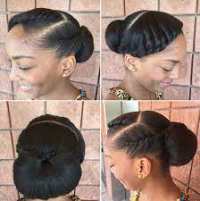 60 Easy And Showy Protective Hairstyles For Natural Hair To Try Asap Protective Hairstyles For Natural Hair Natural Hair Bride Natural Hair Styles