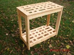 Additional slots on the base help hold them securely, preventing them from shifting. Small Garden Tool Storage Ideas