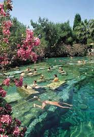 Wonderful Ancient Thermal Pool Pamukkale Turkey Eeeeeeeeeeeeeeeeeeeeeeee It S So Pretty 3 Places To Go Places To Travel Places To See