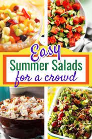 Easy Summer Salads For A Crowd Summer Salad Recipes We Love Summer Salad Recipes Salads For A Crowd Summer Salads
