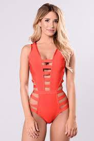 Party In Ibiza Swimsuit Red Swimsuit Red Swimsuits One Piece