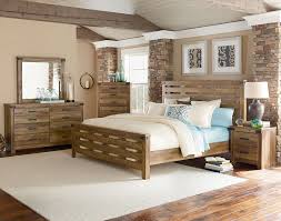 All you need is a chair, though the foot of your bed can do in a pinch. Standard Furniture Montana 4 Piece Panel Bedroom Set In Knotty Pine