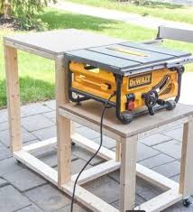 Building Plans For A Table Saw Stand Table Saw Station Table Saw Bench Table Saw Workbench In 2020 Table Saw Stand Diy Table Saw Table Saw