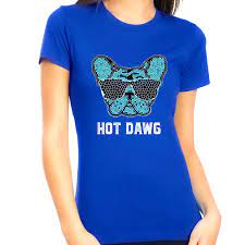 Dog shirts can add a certain something to a dog's presence and make them feel more like part of the group. Fire Fit Designs Hot Dog Shirt Dog Mom Shirt Blue Dog Shirts For Women Dog Mom Gifts For Women Dog Lover Shirts Walmart Com Walmart Com