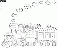The ultimate christmas coloring pages for kids: The Steam Train Of Santa Claus Coloring Page Printable Game