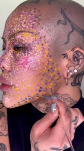 pointillism makeup tutorial