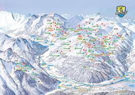 Panoramaticka Pohlednice Mayrhofen Zillertal Plan Sjezdovky Mayrhofen Zillertal Lyze Mayrhofen Zillertal Skigebied Mayrhofen Oostenrijk