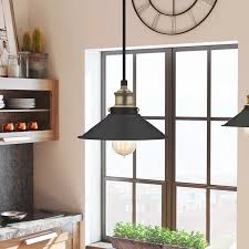 Montreal 1 Light Single Cone Pendant Light Above Kitchen Sink Cone Pendant Sink Lights