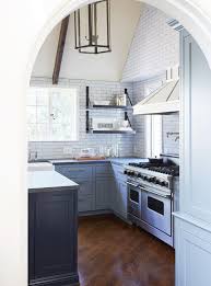 A grey and white kitchen featuring a white subway tile backsplash, ikea cabinets, hardwood subway tile backsplash. 55 Best Kitchen Backsplash Ideas Tile Designs For Kitchen Backsplashes