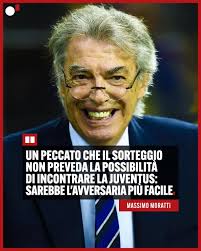 Moratti in punta di fioretto come sempre.