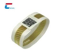 조절 폴리 에스터 짠 직물 NFC 팔찌 나일론 stretchable rfid 팔찌 축제