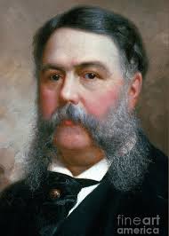 Chester Arthur Greeting Card