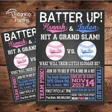 .states of a couple revealing the gender of their baby to friends and family using a baseball. Team Pink Or Team Blue Baseball Gender Reveal Invitation Etsy In 2021 Gender Reveal Invitations Baseball Gender Reveal Bow Gender Reveal