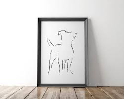 Jack Russell Terrier Art Print Minimalist Dog Art Print Pet Loss Gift Ideas New Dog Owner Gift Dog Mom Gift Dog Owner Decor Minimalist Art Print Jack Russell Minimalist Art