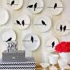 Once your plates are dry, add a plate hangar to the back and hang on your walls in a collage. 1