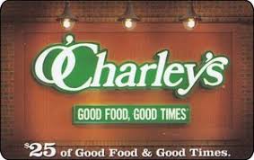 O'charley's is a casual dining restaurant serving generous portions of american classic foods with a southern accent. Gift Card O Charley S Logo O Charley S United States Of America O Charley S Col Us Charleys 004 025b
