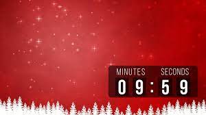 Red And White 1000 Minutes Countdown For Christmas And New Year Video In 2021 Christmas Quotes Christmas Countdown Red And White