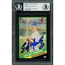 Check spelling or type a new query. Edgar Martinez Autographed Trading Cards Signed Edgar Martinez Inscripted Trading Cards