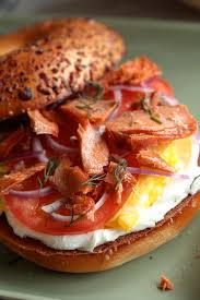 Cottage cheese naturally melds into the eggs. Smoked Salmon Breakfast Bagel Country Cleaver