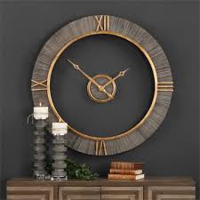 Uttermost Alphonzo Modern Wall Clock Wall Clock Modern Wall Clock Design Wall Clocks Living Room Find unusual and unique clocks at uncommon goods.