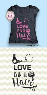 Love Is In The Hair Fun Stylist Hairdresser Beauty Salon Etsy Diy Haircut Beauty Salon Hairdresser