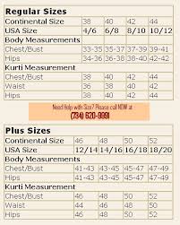 indian kurti size chart women sizing usa women top sizes