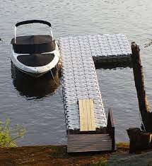 Nice Set Up Dock Blocks Look Great On The Lake Order Yours Today Floatingdocks Floating Boat Docks Floating Dock Boat Dock