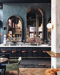 Patrick Janelle On Instagram This New Denver Spot Theramblehotel And Its Lobby Bar From Deathandcompany Dark Restaurant Restaurant Interior Hotel Concept